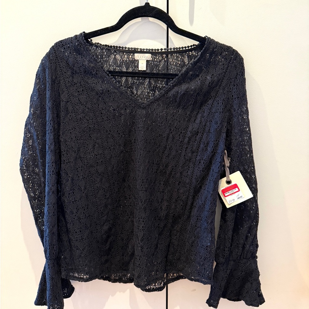 Hinge Black Lace Blouse